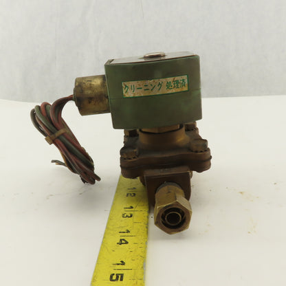 Asco XJ210G6V Red Hat 3/8 NPT WOG Solenoid Operated Valve 110V