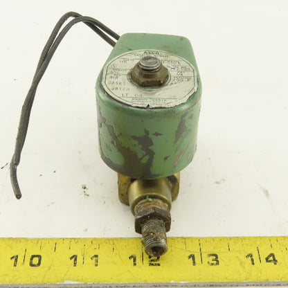 Asco 82624 115V 1/4 NPT Solenoid Actuated Valve WOG 200°F