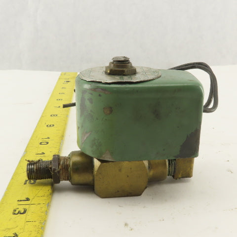 Asco 82624 115V 1/4 NPT Solenoid Actuated Valve WOG 200°F