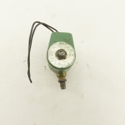 Asco 82624 115V 1/4 NPT Solenoid Actuated Valve WOG 200°F