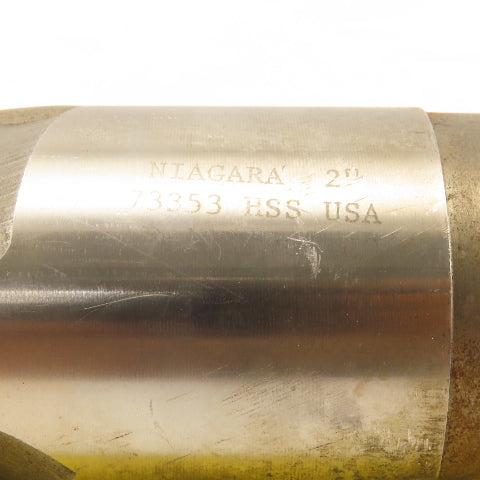 Niagara 73353 2" Dia 8-3/4" LOC 3 Flute End Mill 11-3/4" OAL LD 11.496