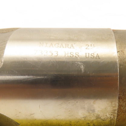 Niagara 73353 2" Dia 8-3/4" LOC 3 Flute End Mill 11-3/4" OAL LD 11.496