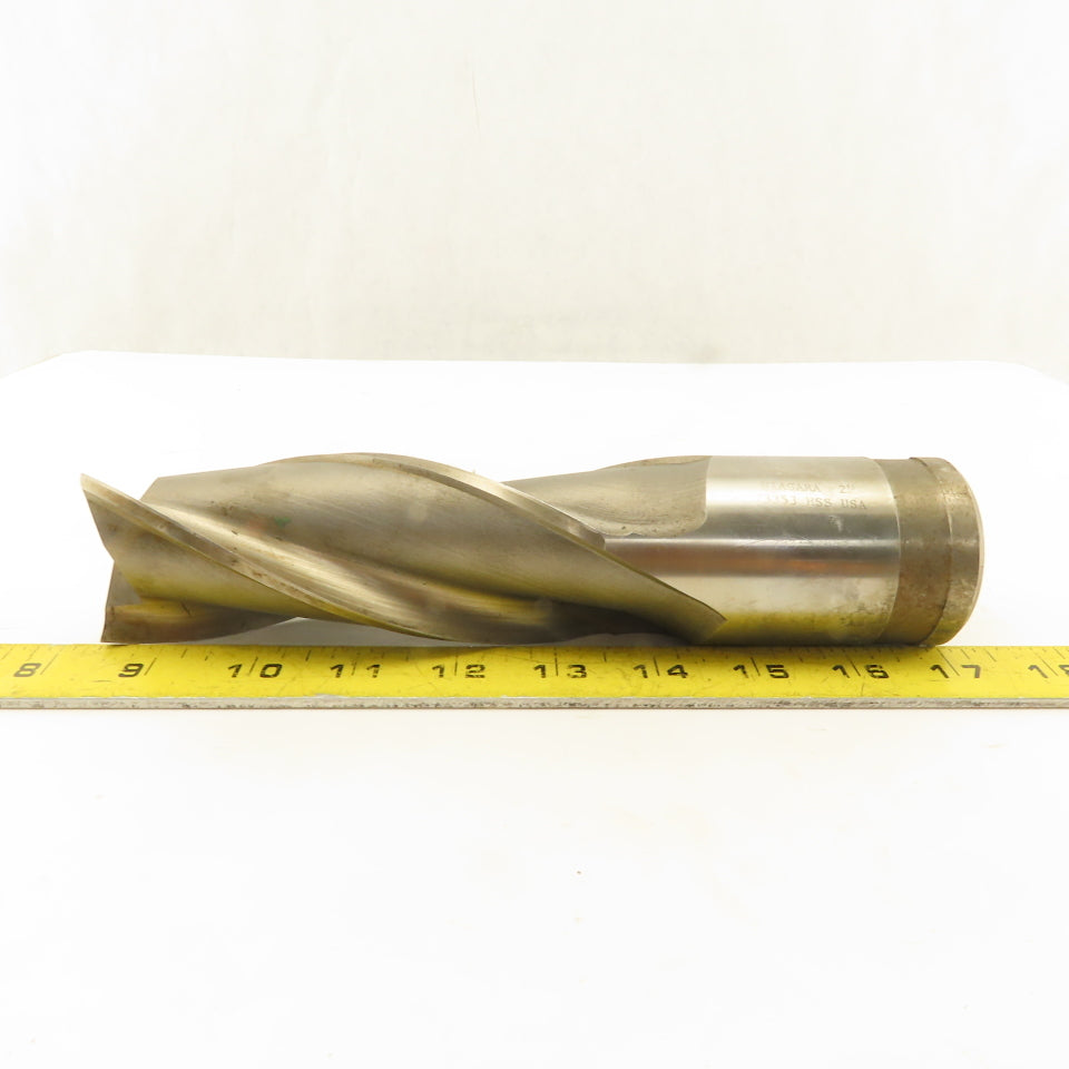 Niagara 73353 2" Dia 8-3/4" LOC 3 Flute End Mill 11-3/4" OAL LD 11.496
