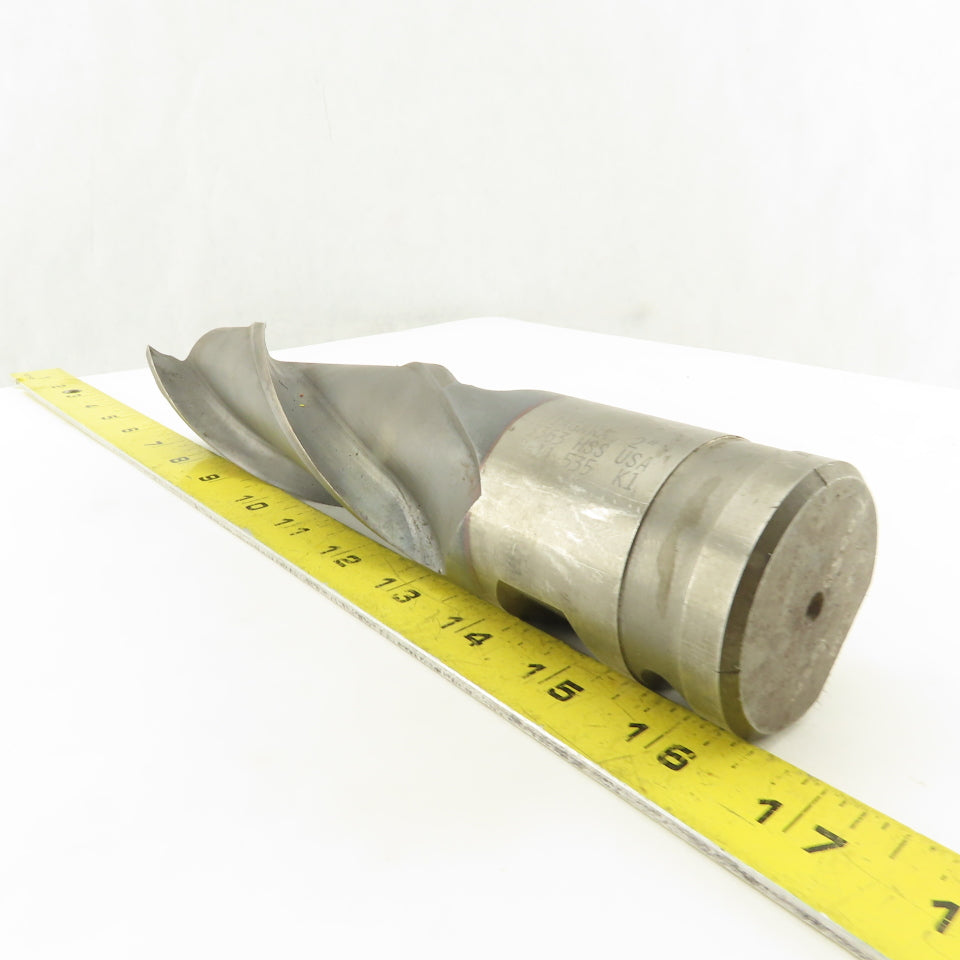 Niagara 73363 2" Dia 6-1/4 LOC 3 Flute End Mill 9-7/8" OAL LD 11.4535