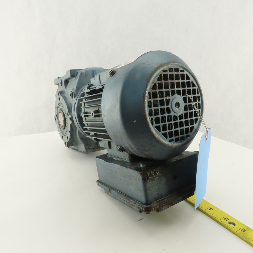 Sew SA47DT71D4-KS 29:1 Ratio 59RPM .5Hp 230/460V Right Angle Gear Reducer