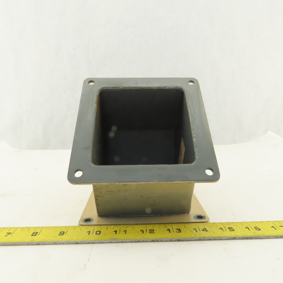 Hoffman 4" x 4" 45° Elbow Feed-Through Wireway Nipple