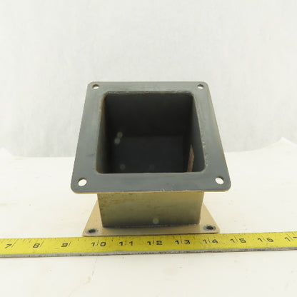 Hoffman 4" x 4" 45° Elbow Feed-Through Wireway Nipple