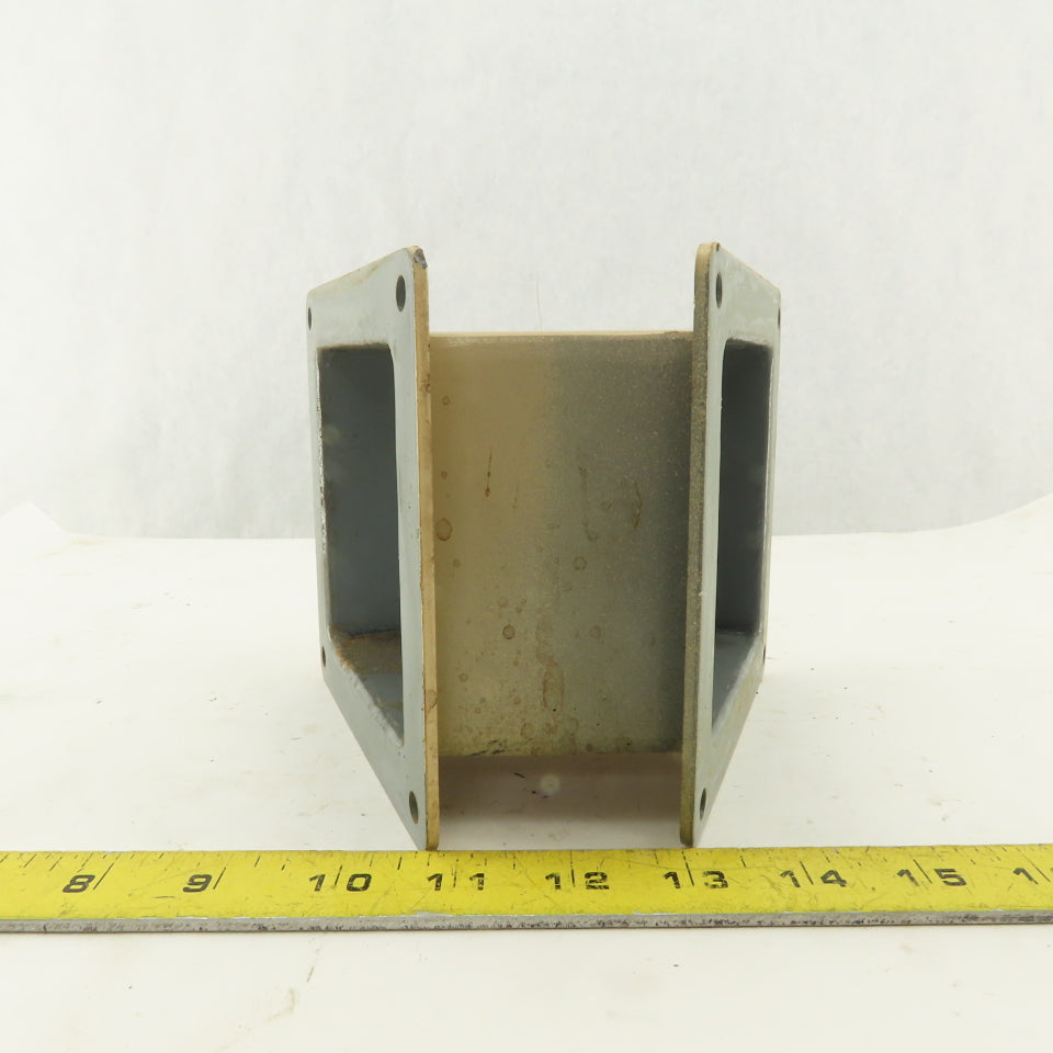 Hoffman 4" x 4" 45° Elbow Feed-Through Wireway Nipple