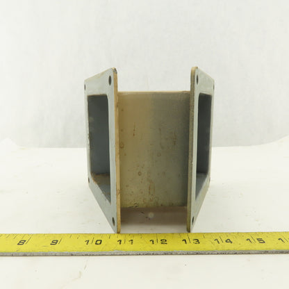 Hoffman 4" x 4" 45° Elbow Feed-Through Wireway Nipple