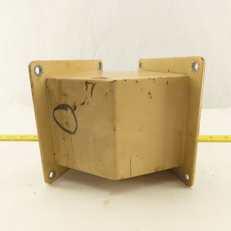 Hoffman 4" x 4" 45° Elbow Feed-Through Wireway Nipple