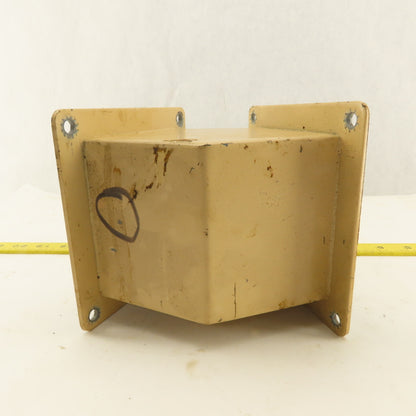 Hoffman 4" x 4" 45° Elbow Feed-Through Wireway Nipple