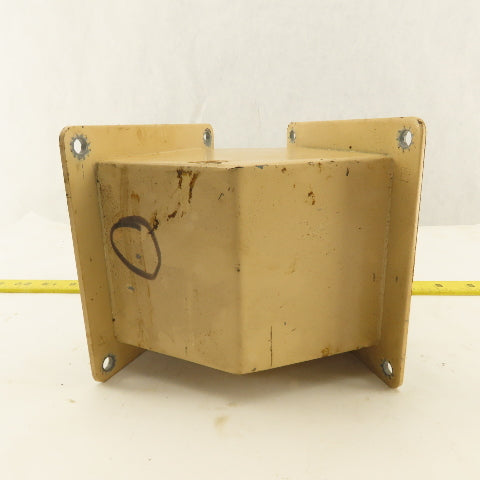 Hoffman 4" x 4" 45° Elbow Feed-Through Wireway Nipple