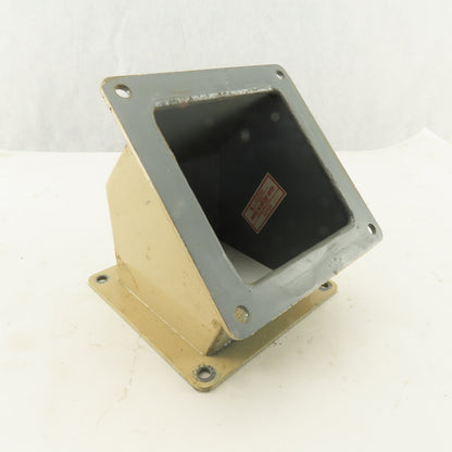 Hoffman 4" x 4" 45° Elbow Feed-Through Wireway Nipple