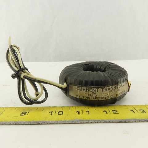 Hunterdon 25VA 500/5 Ratio 50/60Hz Current Transformer