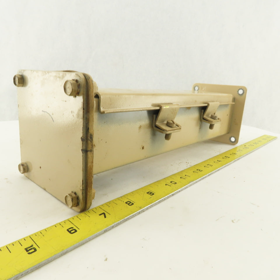 Hoffman 2-1/2""x2-1/2"x12" Straight Section Wireway Pull Through