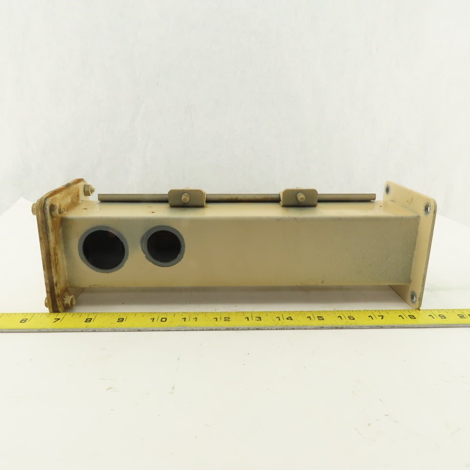 Hoffman 2-1/2""x2-1/2"x12" Straight Section Wireway Pull Through