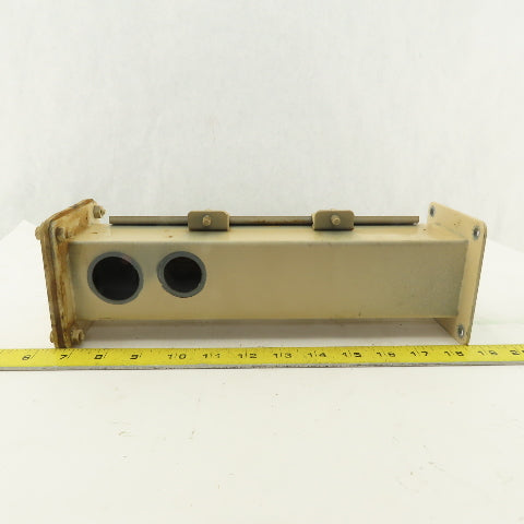Hoffman 2-1/2""x2-1/2"x12" Straight Section Wireway Pull Through