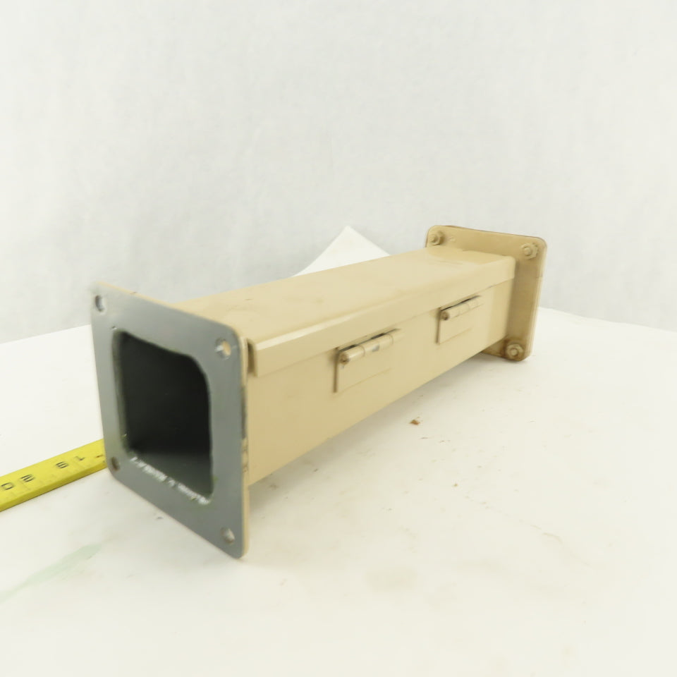 Hoffman 2-1/2""x2-1/2"x12" Straight Section Wireway Pull Through