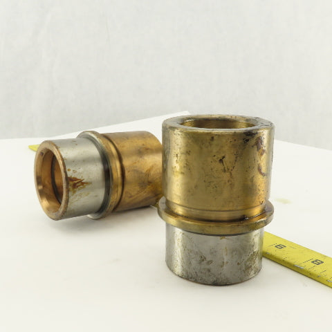 MDL B20.040.050 Demountable Bronze-Plated Guide Bushing 40mm Bore Lot of 2
