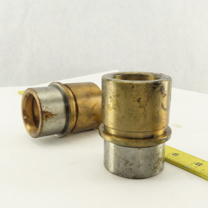 MDL B20.040.050 Demountable Bronze-Plated Guide Bushing 40mm Bore Lot of 2