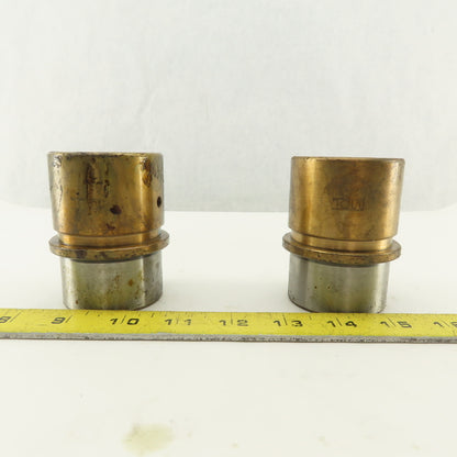 MDL B20.040.050 Demountable Bronze-Plated Guide Bushing 40mm Bore Lot of 2