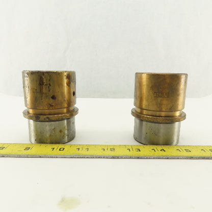 MDL B20.040.050 Demountable Bronze-Plated Guide Bushing 40mm Bore Lot of 2