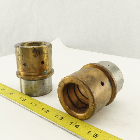 MDL B20.040.050 Demountable Bronze-Plated Guide Bushing 40mm Bore Lot of 2