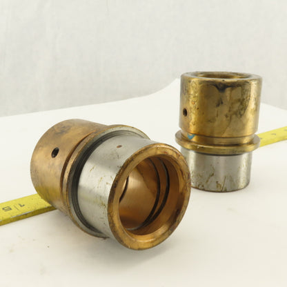 MDL B20.040.050 Demountable Bronze-Plated Guide Bushing 40mm Bore Lot of 2