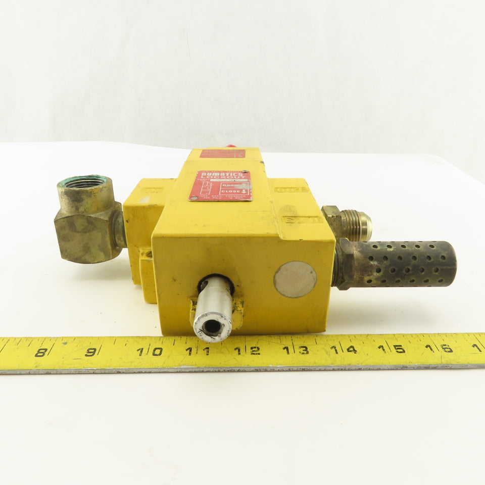 Numatics VT40N06Y 150 PSI Lock Out Tag Out LOTO Air Shut Off Valve Slo-Start