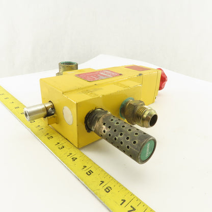 Numatics VT40N06Y 150 PSI Lock Out Tag Out LOTO Air Shut Off Valve Slo-Start