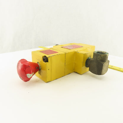 Numatics VT40N06Y 150 PSI Lock Out Tag Out LOTO Air Shut Off Valve Slo-Start