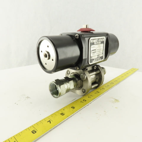 Gemini A512 125PSI Pneumatic Actuator 3/4" Stainless 1000PSI Valve