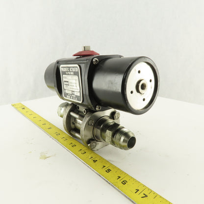 Gemini A512 125PSI Pneumatic Actuator 3/4" Stainless 1000PSI Valve