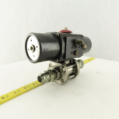 Gemini A512 125PSI Pneumatic Actuator 3/4" Stainless 1000PSI Valve