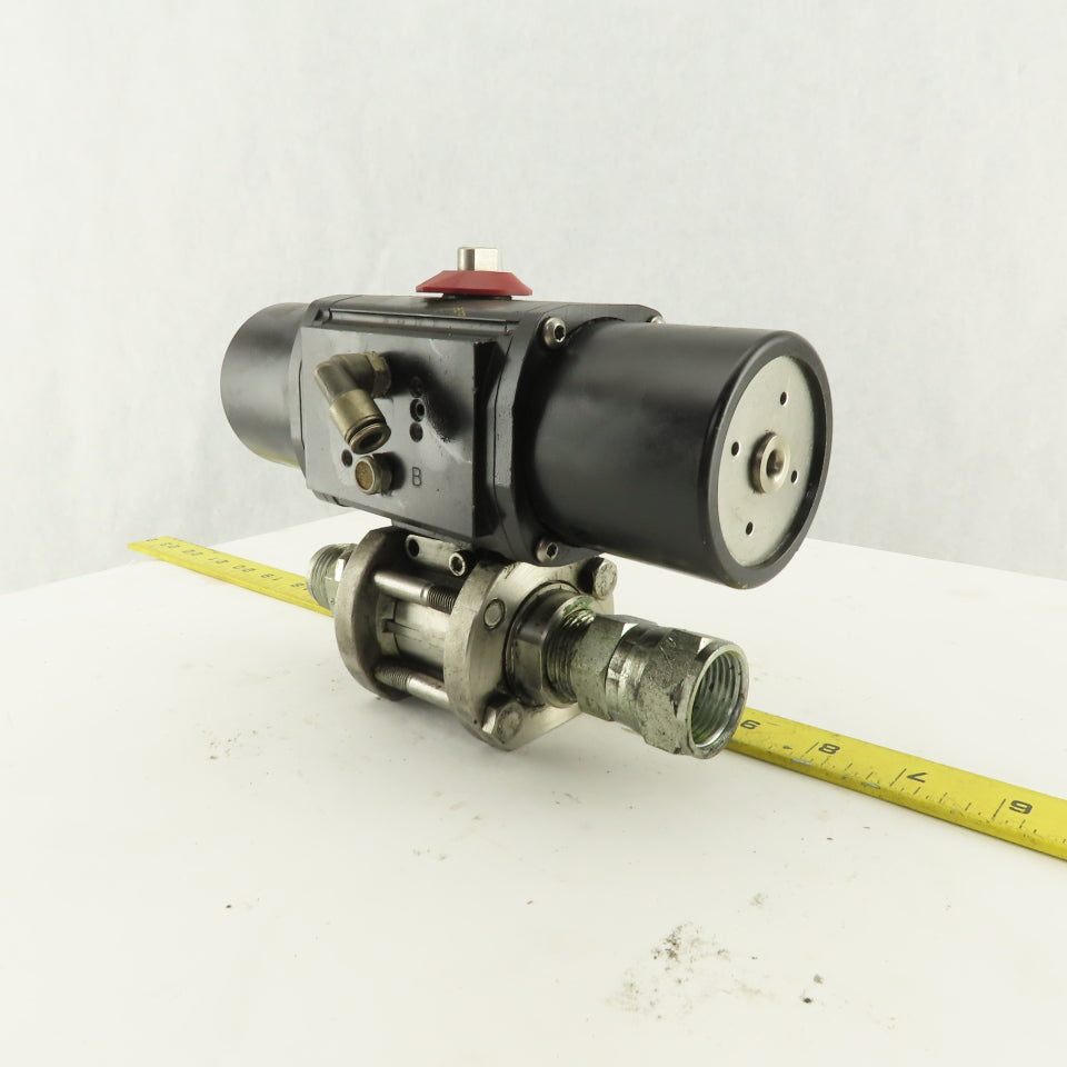 Gemini A512 125PSI Pneumatic Actuator 3/4" Stainless 1000PSI Valve