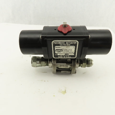 Gemini A512 125PSI Pneumatic Actuator 3/4" Stainless 1000PSI Valve