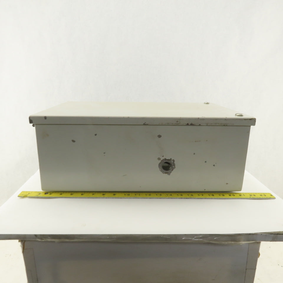 Steel Wall Mount Divided Electrical Enclosure 19"x11-1/2"x7"