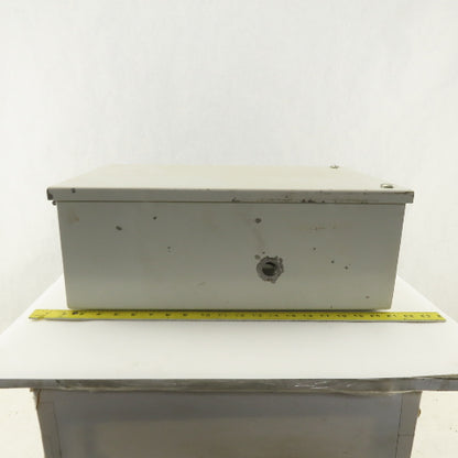 Steel Wall Mount Divided Electrical Enclosure 19"x11-1/2"x7"