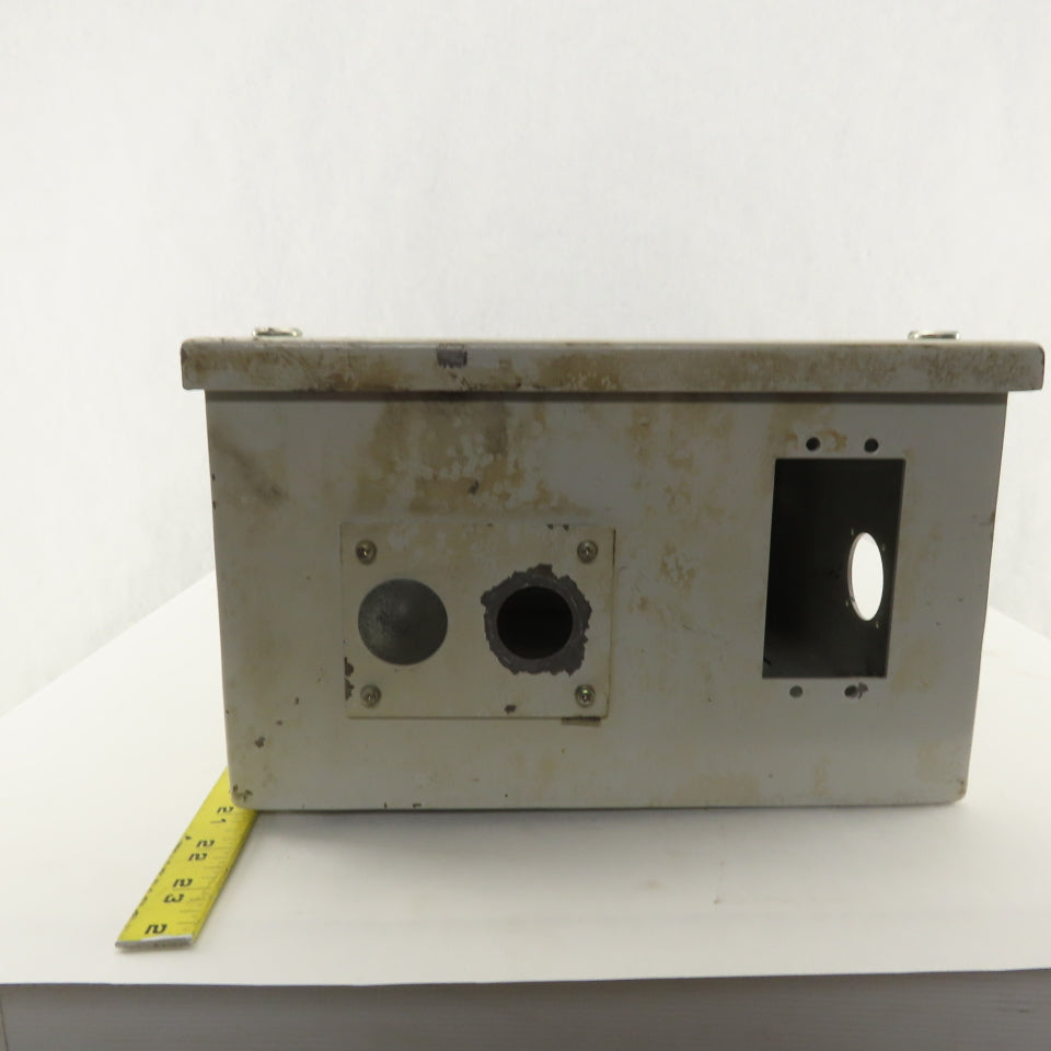 Steel Wall Mount Divided Electrical Enclosure 19"x11-1/2"x7"
