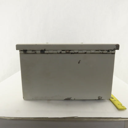 Steel Wall Mount Divided Electrical Enclosure 19"x11-1/2"x7"
