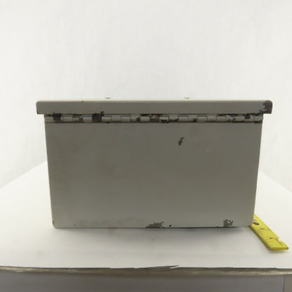 Steel Wall Mount Divided Electrical Enclosure 19"x11-1/2"x7"