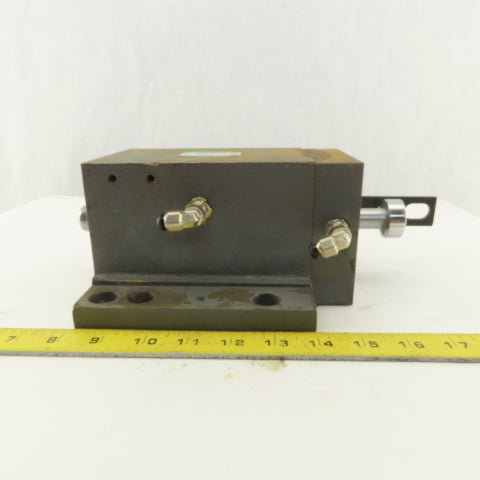 CKD XCA-80-25-FL218196 Pneumatic Air Cylinder Double Ended 1" Stroke Locking Pin