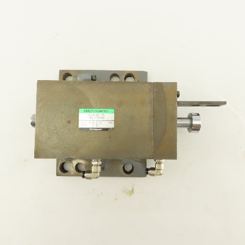 CKD XCA-80-25-FL218196 Pneumatic Air Cylinder Double Ended 1" Stroke Locking Pin