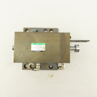 CKD XCA-80-25-FL218196 Pneumatic Air Cylinder Double Ended 1" Stroke Locking Pin
