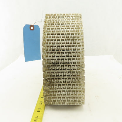 4" Wide Plastic Open Link Table Top Conveyor Chain 206" Endless