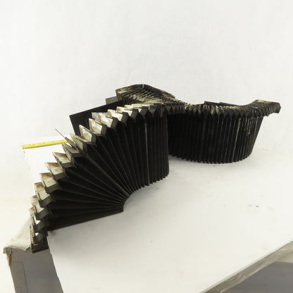 Plastic Pleated Accordion Way Cover Skirt 4-3/4" x 84" Total Length