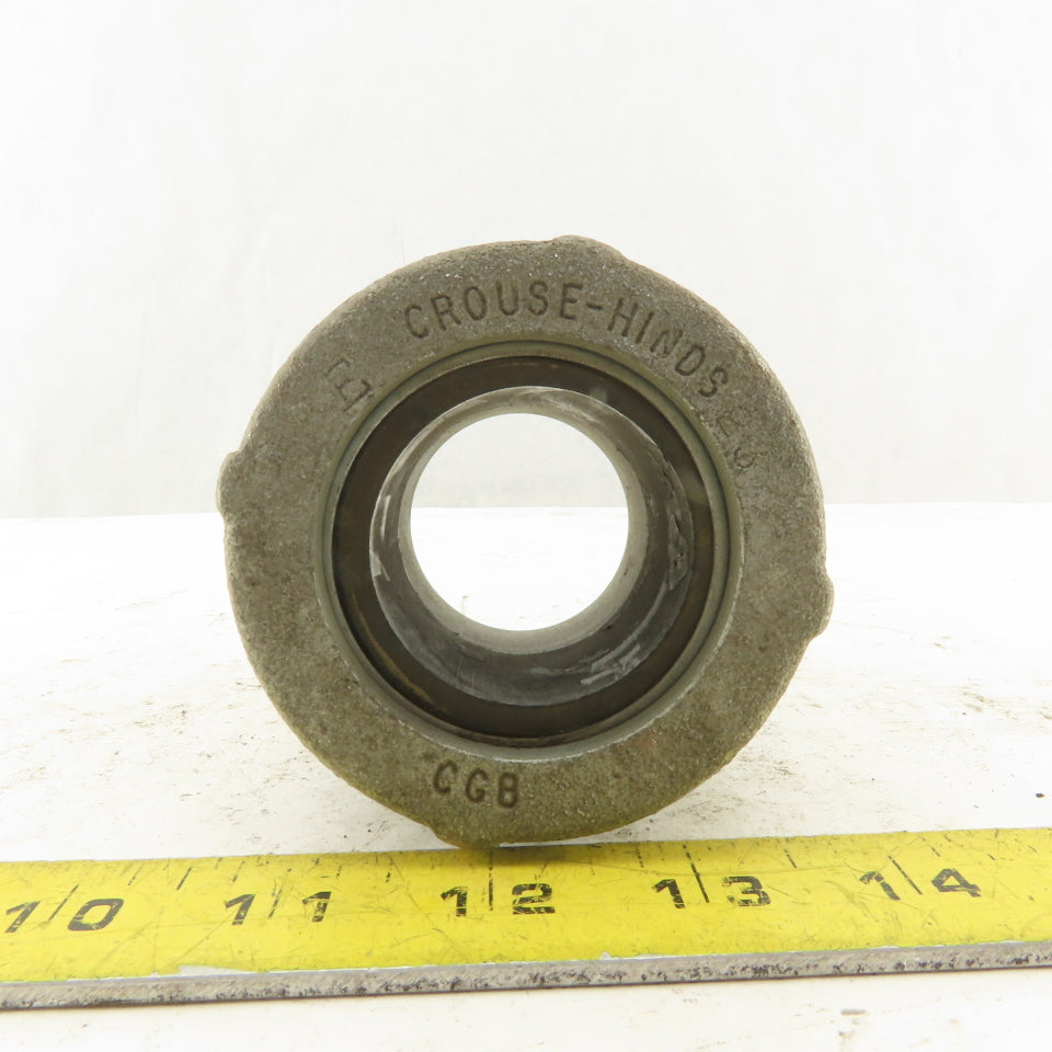 Crouse Hinds CGB 1-1/2" Cable Strain Relief Box Connector 2" Galvanized