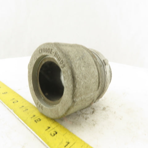Crouse Hinds CGB 1-1/2" Cable Strain Relief Box Connector 2" Galvanized
