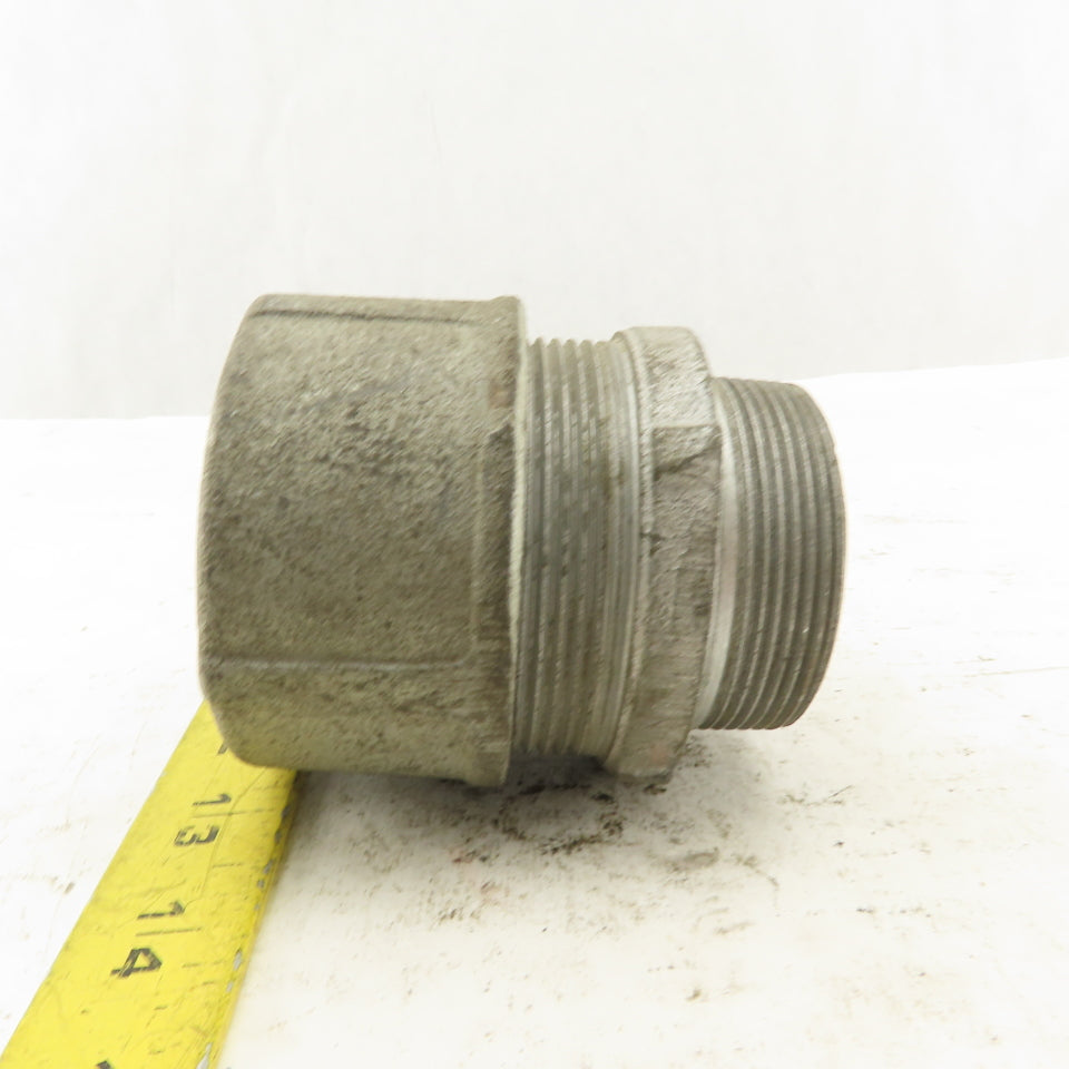 Crouse Hinds CGB 1-1/2" Cable Strain Relief Box Connector 2" Galvanized