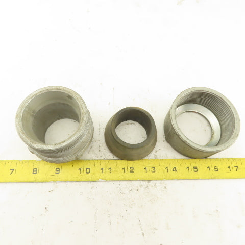 Crouse Hinds CGB 1-1/2" Cable Strain Relief Box Connector 2" Galvanized